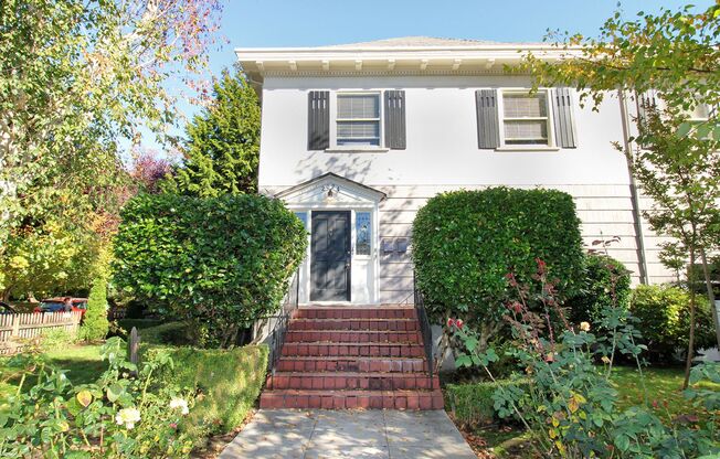 Historic Irvington Full Main Floor 2 Bed/1 Bath with 2 Decks Private Decks and Fireplace