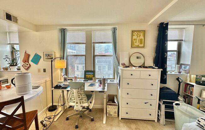 Château Living in this Dupont Circle Delightful Studio- Blocks from the Metro!