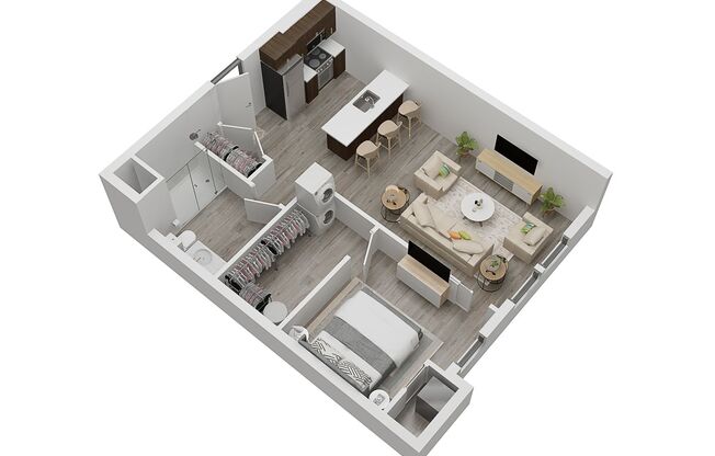 1 bed, 1 bath, 626 sqft, $1,595, Unit 306