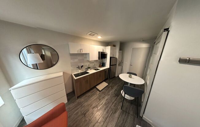 741 Harvard Modern studios with w/d in unit!