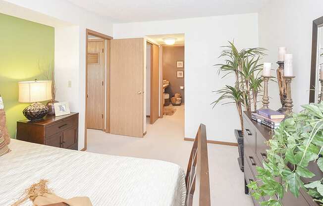 Bedroom with Walk-In Closet and Attached Bathroom