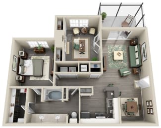 1 bed, 1 bath, 1,080 sqft, $1,805