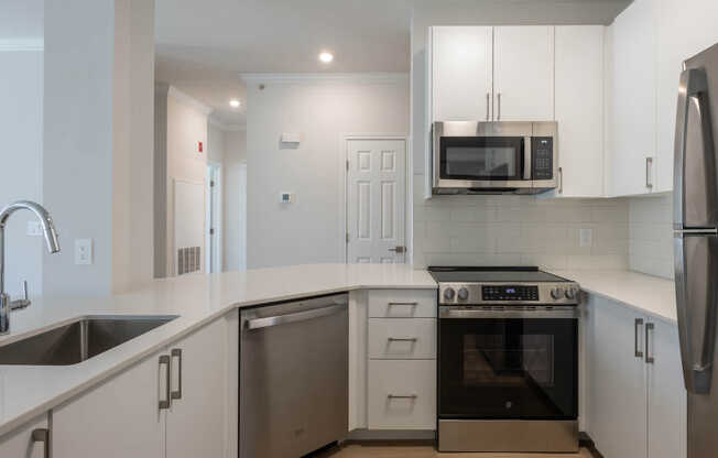 Kitchen with Stainless Steel Appliances