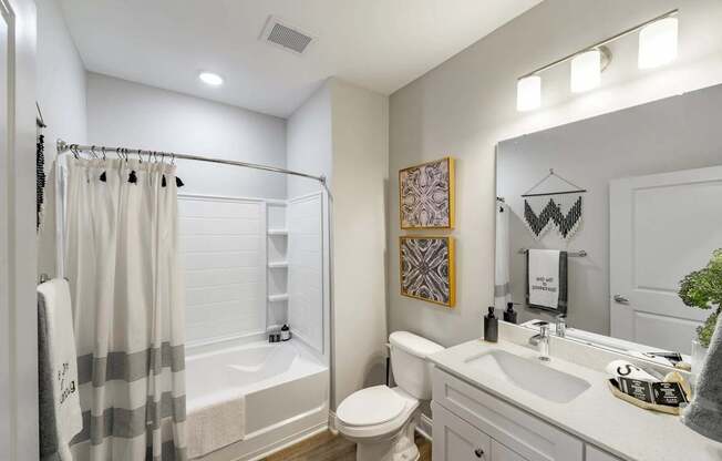 Bathroom With Bathtub at The One at Spartanburg, South Carolina, 29303
