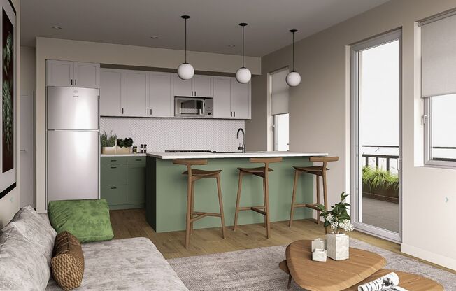 1 bed, 1 bath, 829 sqft, $1,550, Unit B208