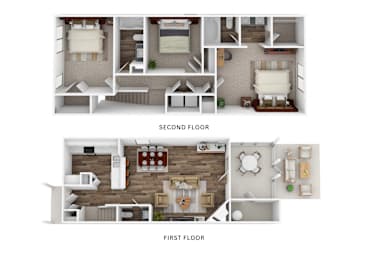 3 beds, 2.5 baths, 1,320 sqft, $1,795