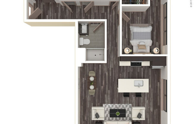 1 bed, 1 bath, 760 sqft, $1,670