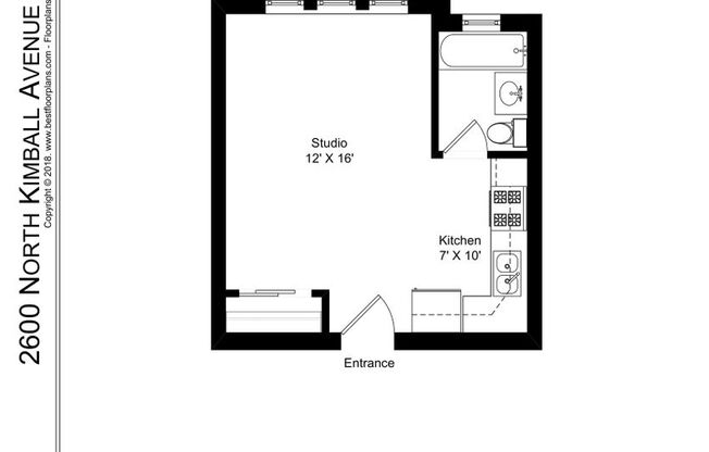 Studio, 1 bath, 343 sqft, $1,595, Unit 402