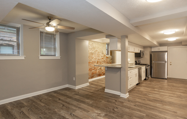 Manor Apartments Renovated Kitchen