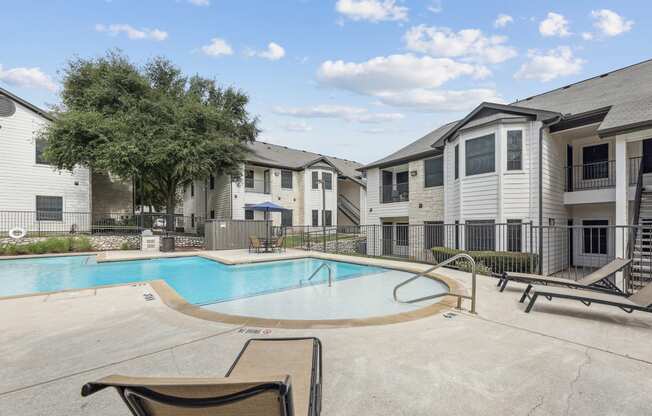 our apartments have a resort style swimming pool