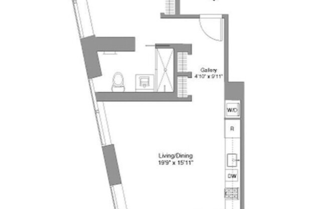 1 bed, 1 bath, 799 sqft, $6,900, Unit PH56A