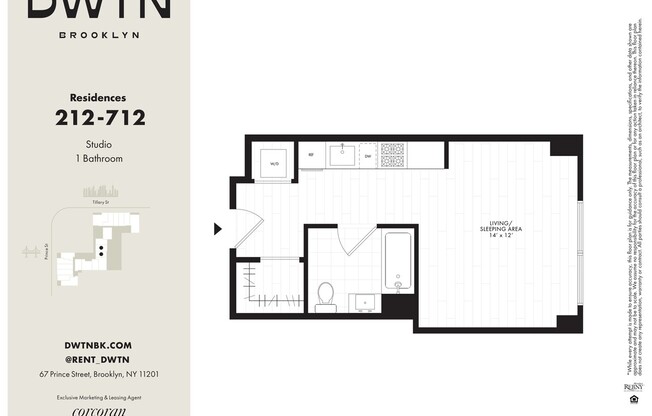 2 beds, 2 baths, $6,930, Unit 1612