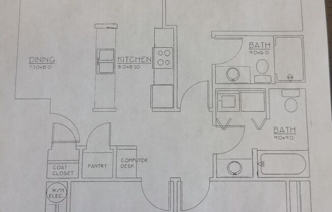 3 beds, 2 baths, 1,172 sqft, $1,695, Unit 253