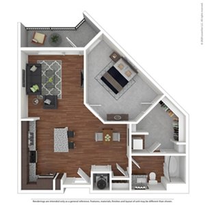 1 bed, 1 bath, 770 sqft, $1,570