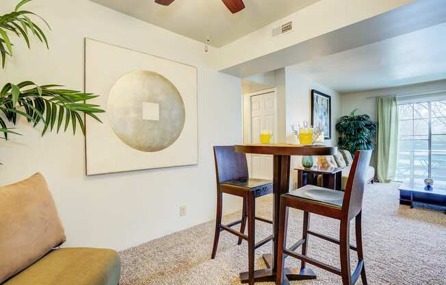 Counter Height Dining Table at Bay Pointe Apartments, Lafayette, 47909