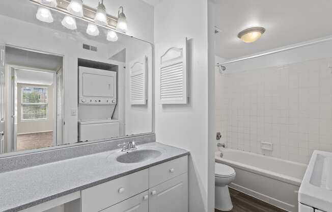 Bathroom with a sink and a bathtub at Creve Coeur, Creve Coeur, MO