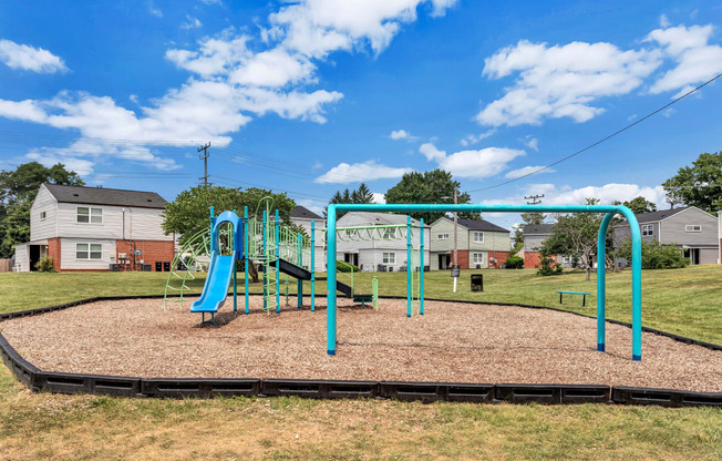 our playground is just across the street from our apartments