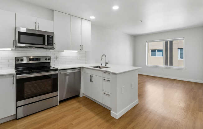 Kitchen with Stainless Steel Appliances