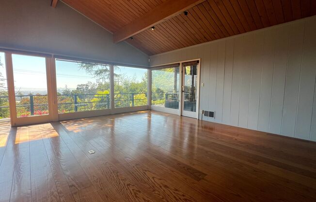 Mid-Century homes Rarely Available with Expansive Bay Views