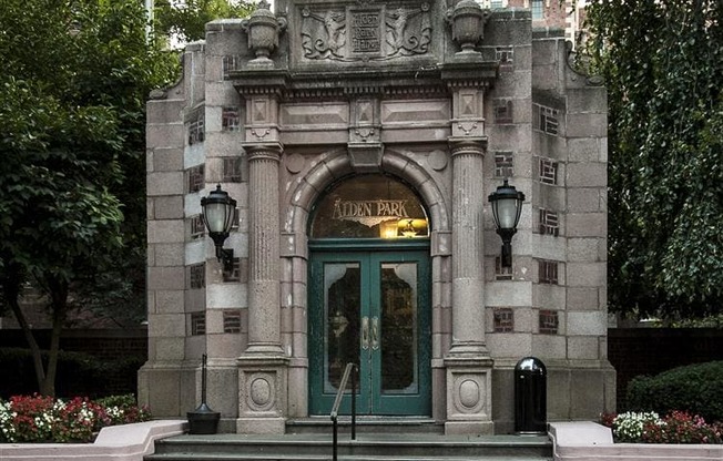 Alden Park entrance.