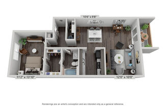 1 bed, 1 bath, 990 sqft, $1,048