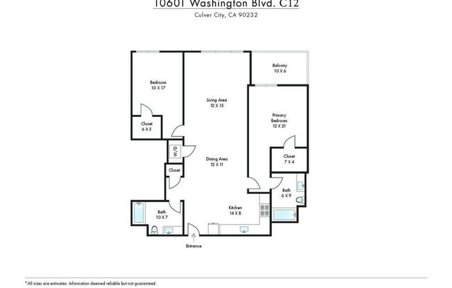 2 beds, 2 baths, 1,191 sqft, $4,550, Unit 510