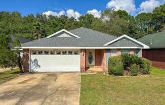 Updated 3 bedroom 2 bath brick home located in the Cottages at Marcus Lake!