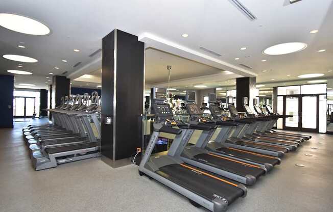 Gym with Treadmills