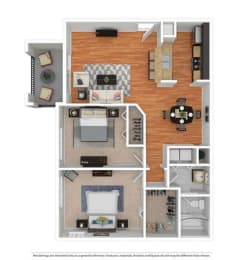 2 beds, 1 bath, 992 sqft, $2,416