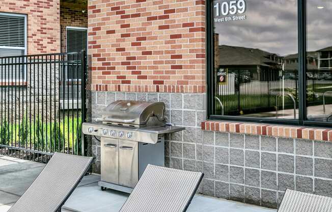 Grilling area at The Apartments at Lux 96 in Papillion, NE