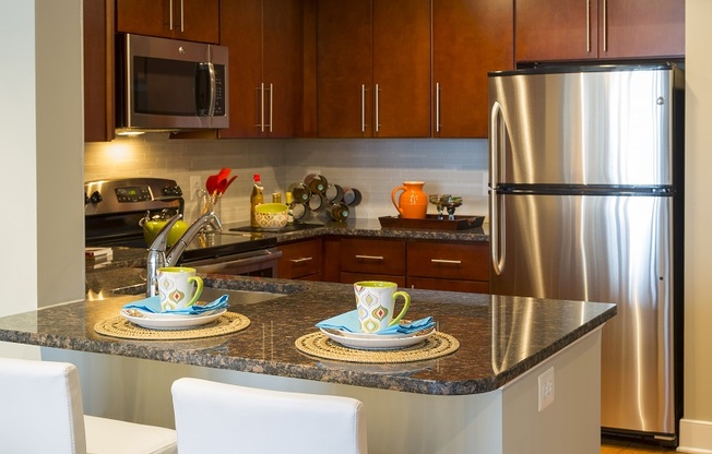 Large Kitchens With Upscale Finishes Select With Breakfast Bars