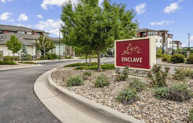 Enclave at Cherry Creek main entryway