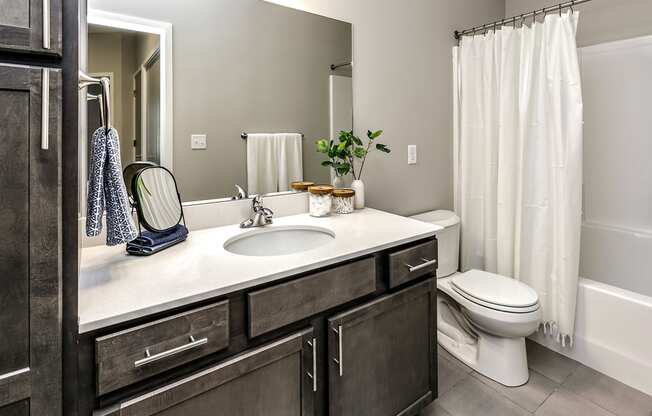 Bathroom at Hanover Flats in Bennington, NE