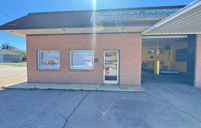 Prime Commercial Space for Rent in Downtown Granite Quarry - 1,323 Sq Ft with Bay Doors