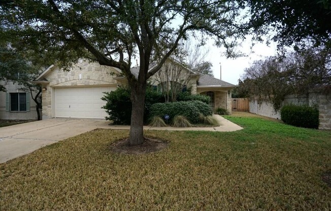 Great One story Home in Steiner Ranch next to Green Belt