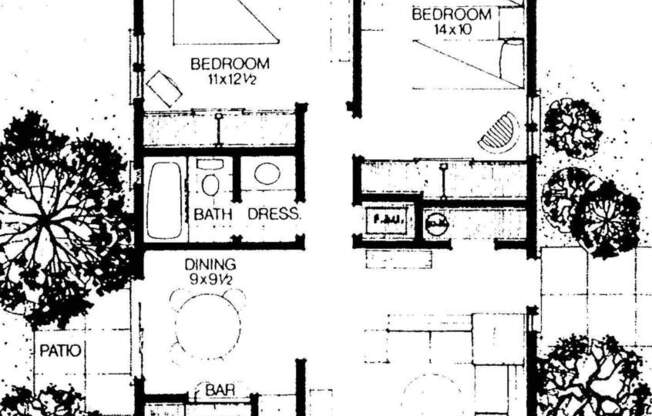 2 beds, 1 bath, 900 sqft, $2,450, Unit F