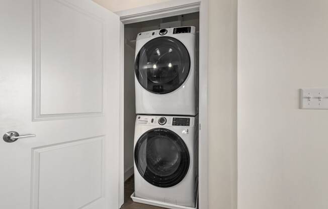Full sized washer and dryer in each home Avenue Gran Apartments in White Marsh, MD