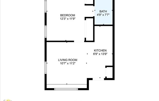 1 bed, 1 bath, 500 sqft, $1,004, Unit 1862-4