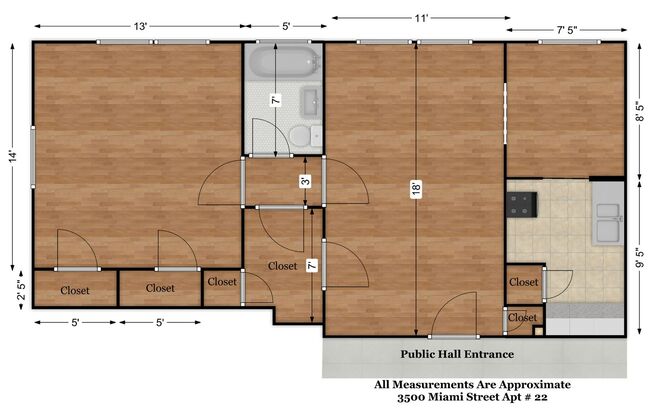 1 bed, 1 bath, 600 sqft, $945, Unit 322