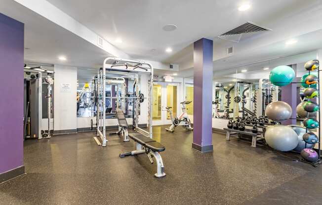 Fitness Center Valley and Bloom Apartment Homes for rent