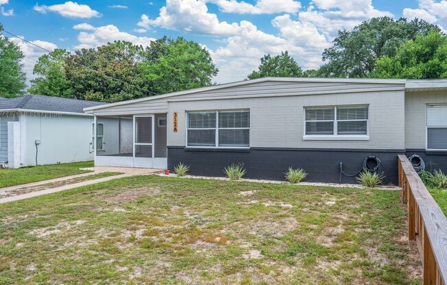 Renovated 3-Bedroom Duplex with Large Fenced Backyard