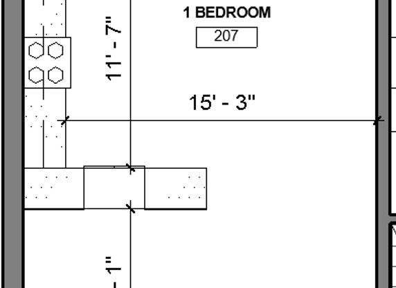 Studio, 1 bath, 637 sqft, $1,150, Unit 207