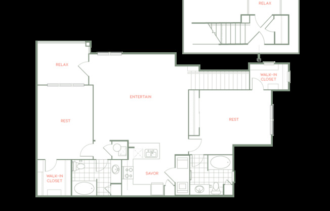 2 beds, 2 baths, 1,297 sqft, $2,314