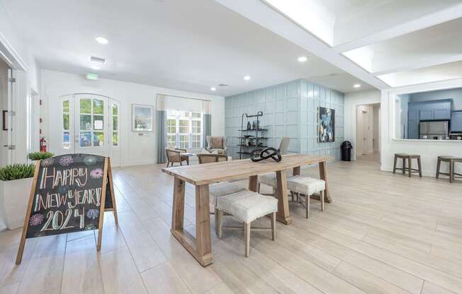 Clubhouse With Kitchen at Spring Creek Apartments, Crestview, FL