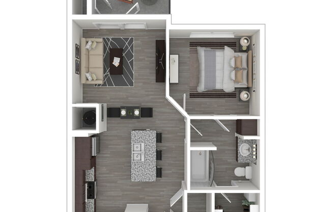 1 bed, 1 bath, 695 sqft, $1,258