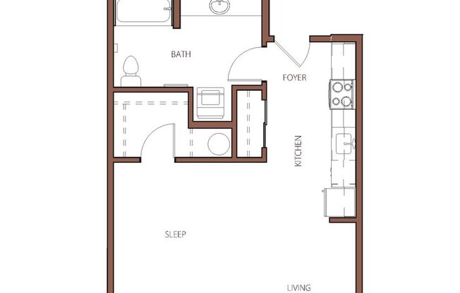 1 bed, 1 bath, $1,600, Unit Unit B216