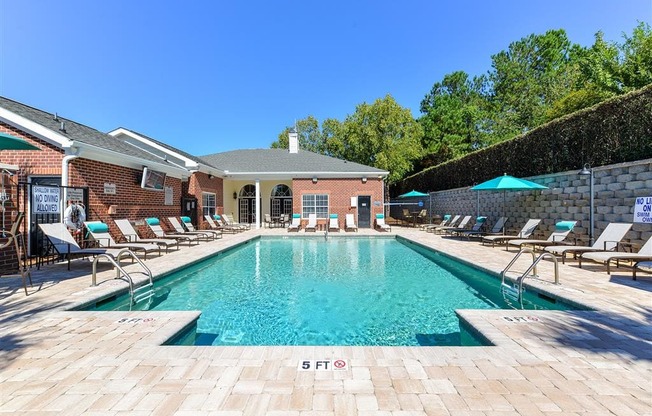 clubhouse and pool