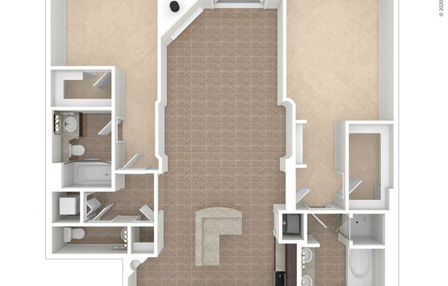 2 beds, 2.5 baths, 1,579 sqft, $4,454