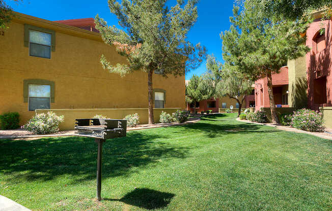 Green Lawn Area at San Lucas Apartments, Tolleson, AZ