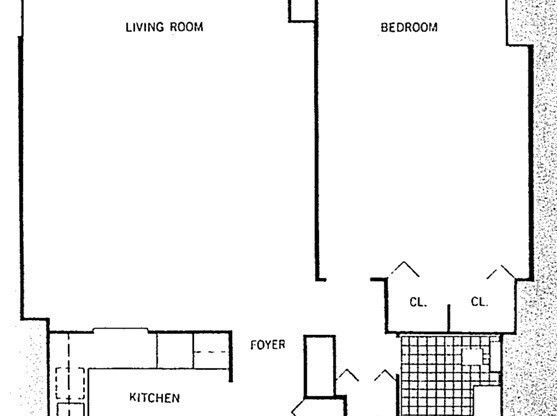 1 bed, 1 bath, 740 sqft, $3,200, Unit 14D